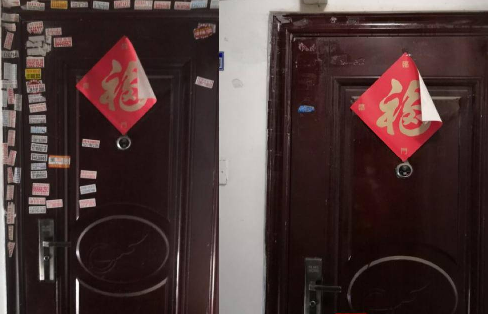 防盜門(mén)上的廣告貼紙?jiān)趺纯焖偃コ糠辣I安全門(mén)保養(yǎng)妙招